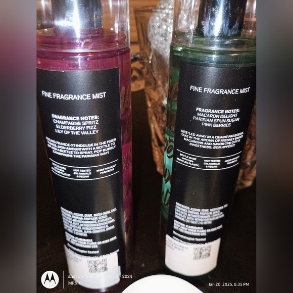 Bath & Body Works Emily in Paris Set Two Sprays And Hand Sanitizer Holder - Picture 5 of 7